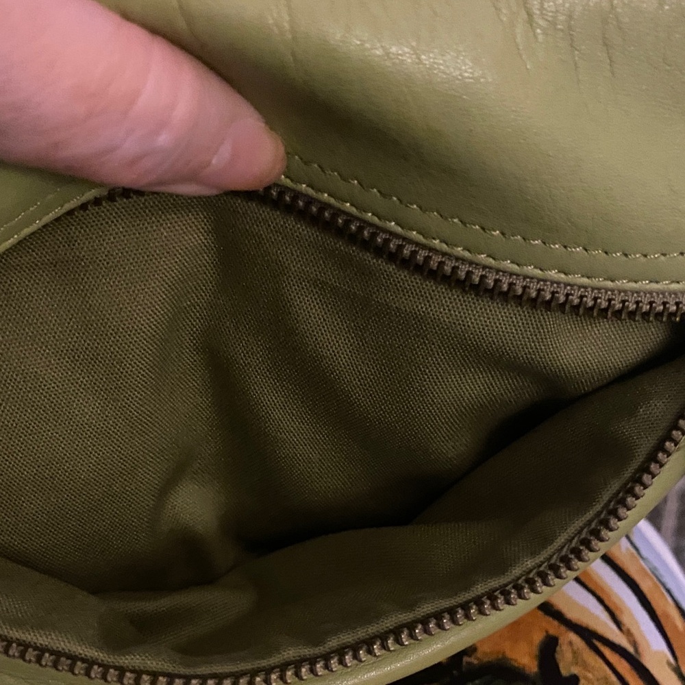 Fossil Green Leather Women's Bag - Picture 7 of 16